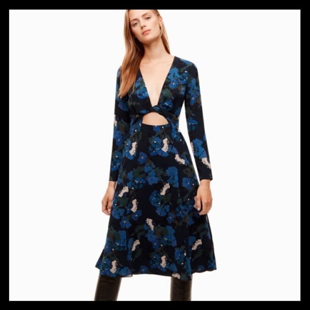 ‎Wilfred Aubagne floral long sleeve dress